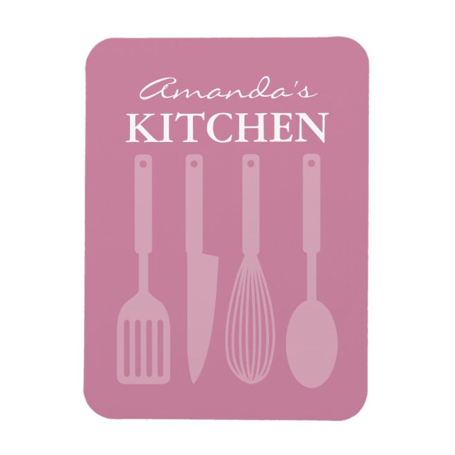 Magnet Flexible Grand aimant sur mesure avec ustensiles de cuisine (Vertical)