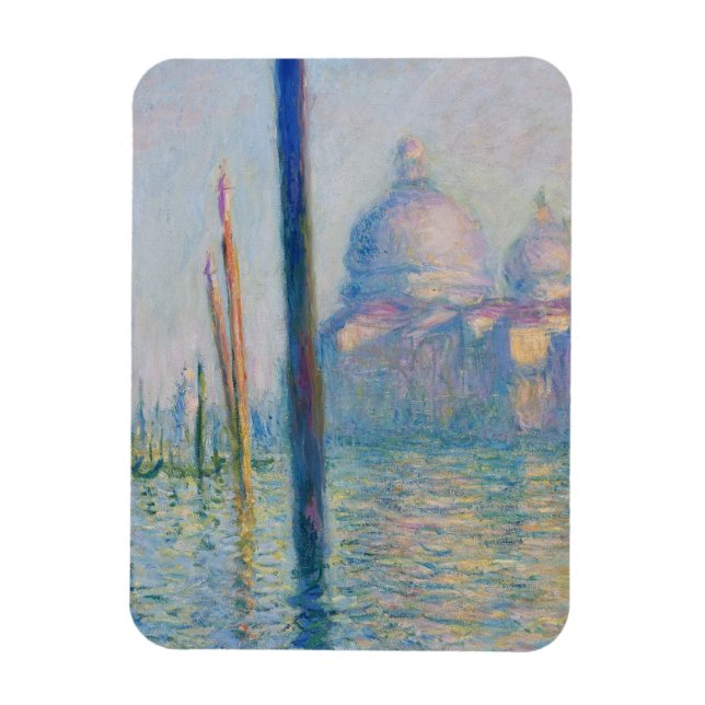Magnet Flexible Grand Canal Monet Venise Italie Peinture classique (Vertical)