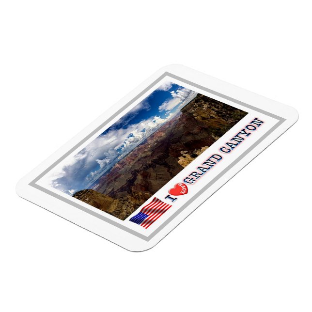 Magnet Flexible Grand Canyon - I Love - États-Unis - (Côté Gauche)