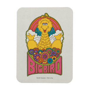 Magnet Flexible Grand Oiseau   Psychedelique