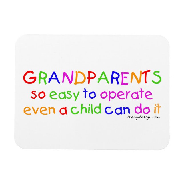 Magnet Flexible Grand-parents Amour (Horizontal)