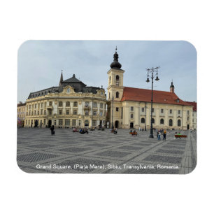 Magnet Flexible Grand Place, (Piaţa Mare), Sibiu, Roumanie sur un