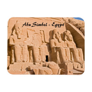 Magnet Flexible Grand Temple d'Abu Simbel - Ramsès II - Égypte