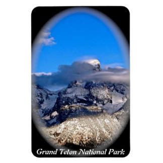 MAGNET FLEXIBLE GRAND TETONS EXTRAITS DANS DES NUAGES DE TEMPÊTE