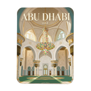 Magnet Flexible Grande Mosquée Cheikh Zayed Émirats arabes unis
