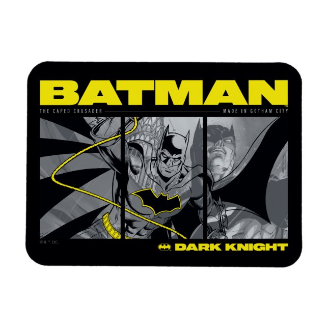 Magnet Flexible Graphique à écran tridimensionnel Batman Comic (Horizontal)