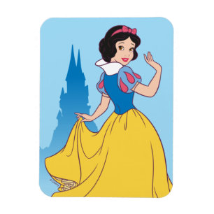Magnet Flexible Graphique blanc et château de neige