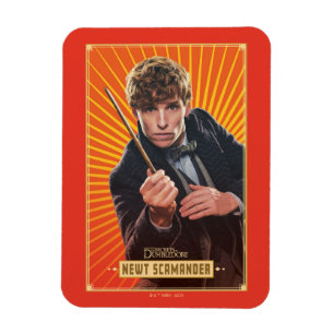 Magnet Flexible Graphique de caractères Newt Scamander