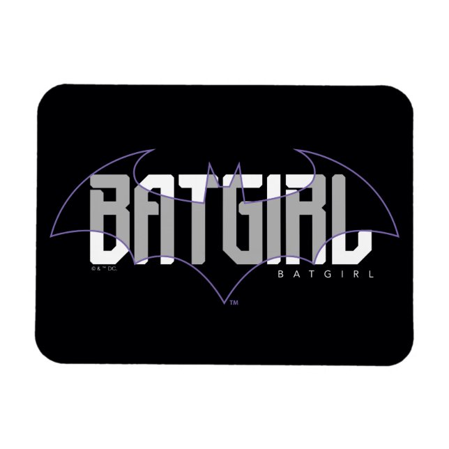 Magnet Flexible Graphique de nom haute technologie Batgirl (Horizontal)