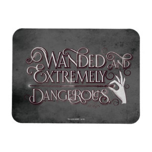 Magnet Flexible Graphique Débordé Et Extrêmement Dangereux - Blanc