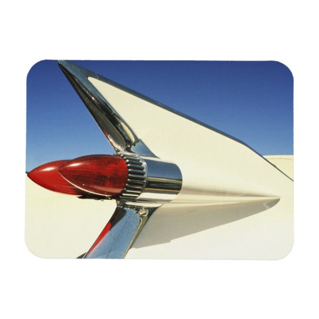 Magnet Flexible Graphique : Gros plan de la nageoire et du feu arr (Horizontal)