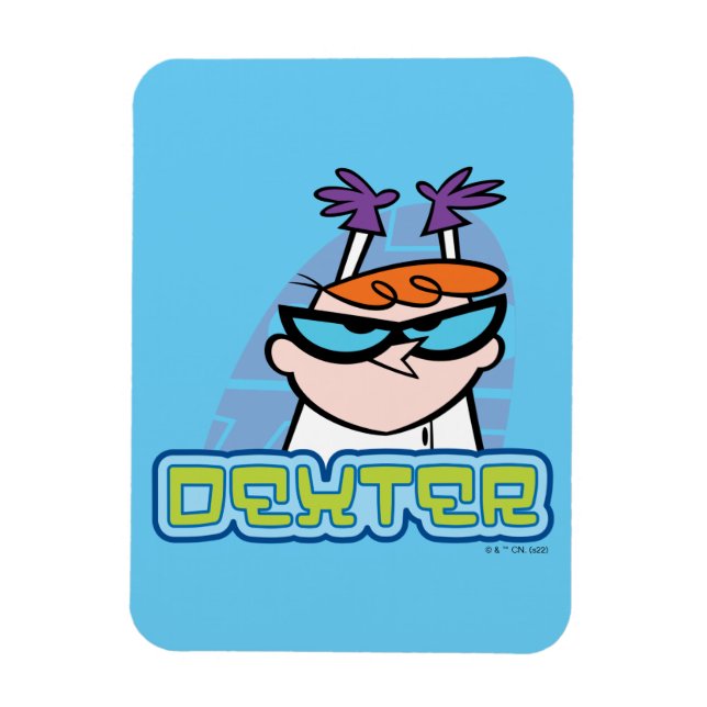 Magnet Flexible Graphique Nom du caractère de Dexter (Vertical)