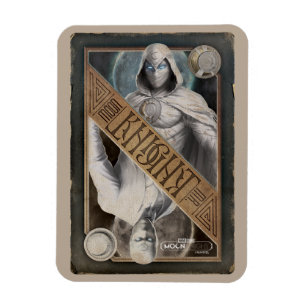 Magnet Flexible Graphisme de carte ancienne de Moon Knight/Mr. Kni