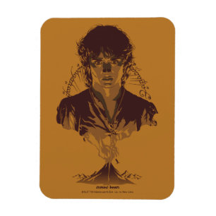 Magnet Flexible Graphisme de l'inscription Tengwar de FRODO™ MOUNT