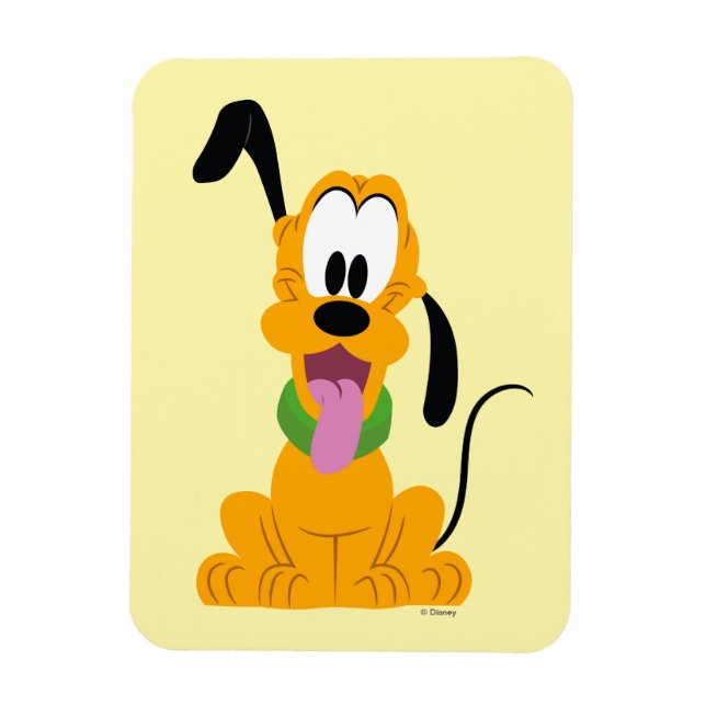 Magnet Flexible Graphisme joyeux de Pluto en chiot (Vertical)
