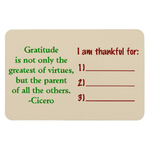 Magnet Flexible Gratitude