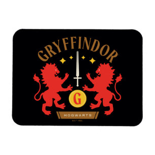 Magnet Flexible GRAYFFINDOR™ Maison double Lion épée graphique