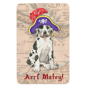 Magnet Flexible Great Dane Pirate