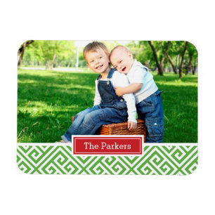 Magnet Flexible Grec clé de vacances Monogramme Magnat photo