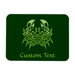 Magnet Flexible Green crab Celtic Knot
