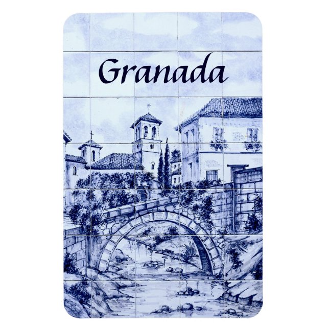 Magnet Flexible Grenade, Espagne (Vertical)