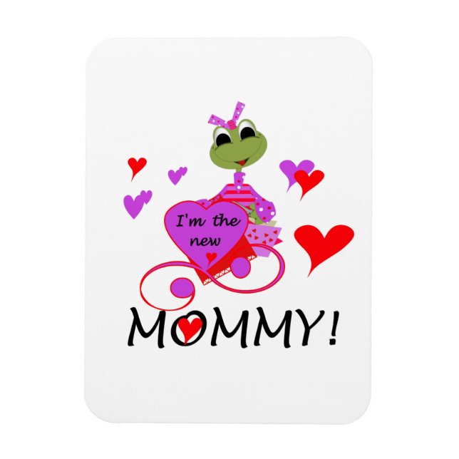 Magnet Flexible Grenouille Nouveaux cadeaux maman (Vertical)