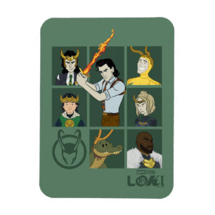 Magnet Flexible Grille de variables Loki