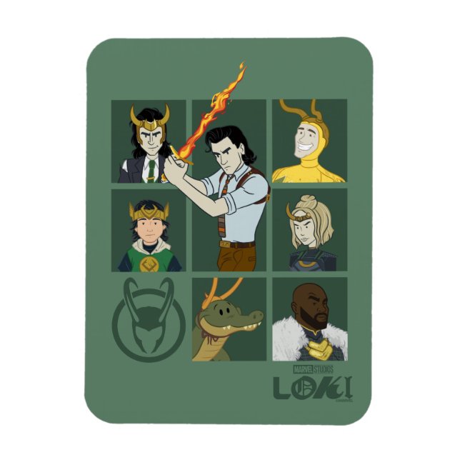 Magnet Flexible Grille de variables Loki (Vertical)