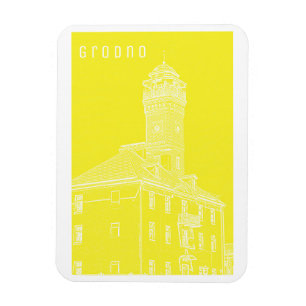 Magnet Flexible Grodno Belarus Architecture City View Water Tower
