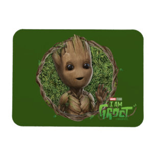 Magnet Flexible Groot Framed Badge