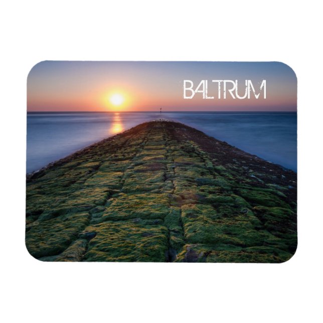 Magnet Flexible Grosse, Petite-Eau, Baltrum Island, Frise oriental (Horizontal)