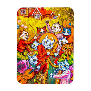 Magnet Flexible Groupe musical de chats