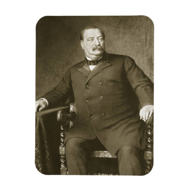 Magnet Flexible Grover Cleveland, 22e et 24e Président de l'Un (Vertical)