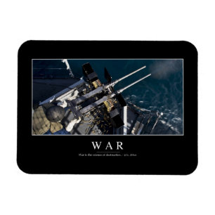 Magnet Flexible Guerre : Citation Inspirationnelle 3