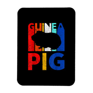 Magnet Flexible Guinea Pig - Vintage I Love My Guinea Pig