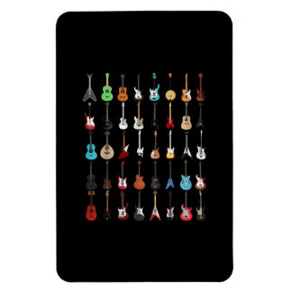 Magnet Flexible Guitariste Guitare instrument de musique Rock et R