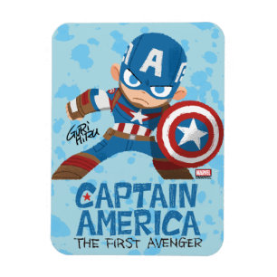 Magnet Flexible Guri Hiru Captain America