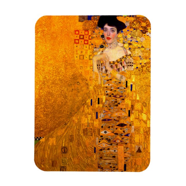 Magnet Flexible Gustav Klimt Portrait d'Adele Bloch Bauer (Vertical)