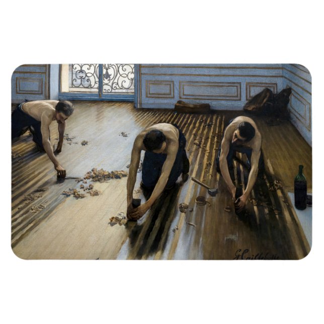 Magnet Flexible Gustave Caillebotte - Les Graveuses (Horizontal)