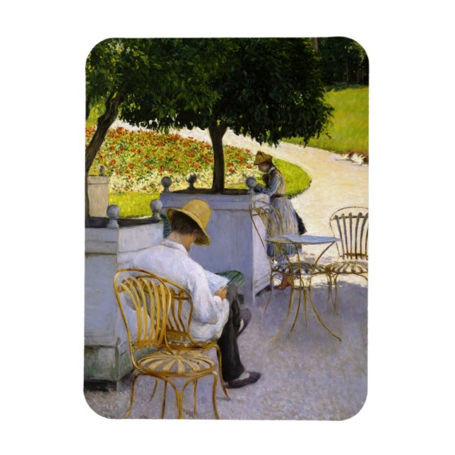 Magnet Flexible Gustave Caillebotte - Les Orangers (Vertical)