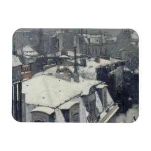 Magnet Flexible Gustave Caillebotte - Toits dans la neige