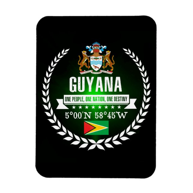 Magnet Flexible Guyana (Vertical)