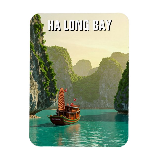 Magnet Flexible Ha Long Bay Vietnam Travel (Vertical)