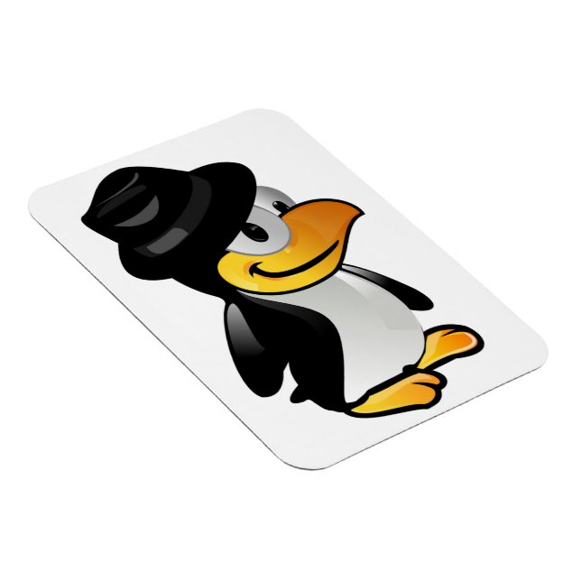 MAGNET FLEXIBLE HABILLÉ VERS LE HAUT PENGUIN (Côté Droit)