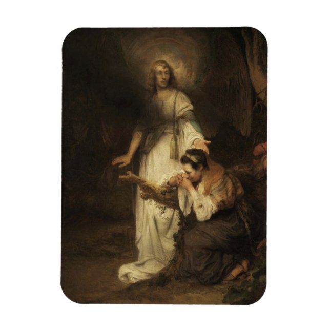 Magnet Flexible Hagar et l'Ange (par Carel Fabritius) (Vertical)