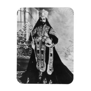 Magnet Flexible Haile Selassie - Rastafara - Reggae Rasta Aimant