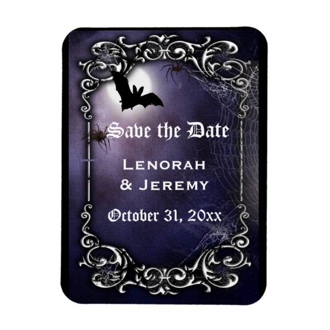 Magnet Flexible Halloween enregistrer la date (Vertical)