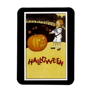 Magnet Flexible Halloween Jack o'Lantern Citrouille Patch