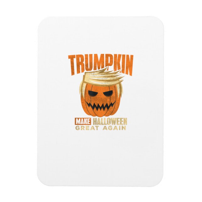 Magnet Flexible Halloween Trumpkin drôle rendre l'Amérique grande (Vertical)