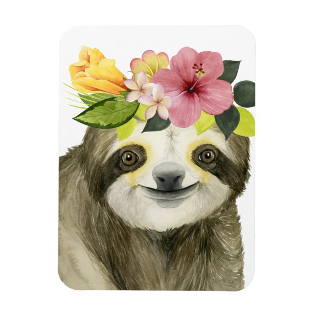 Magnet Flexible Halo tropical | Sweet Sloth (Vertical)